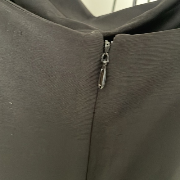 NWT LAUNDRY SHELLI SEGAL BLACK RUCHED SHEATH DRESS - Picture 8 of 9